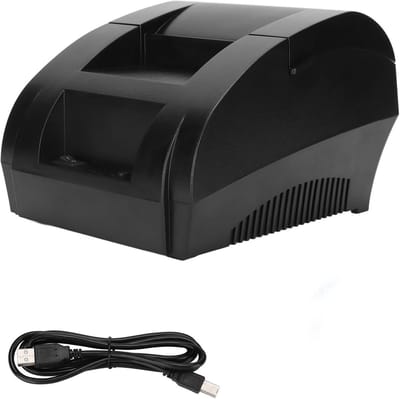 Thermo-labelprinter 5890K 90 mm/s 58 mm mini-POS-printer - Draagbare thermische printer - Persoonlijke rekenprinter - Compatibel met: .