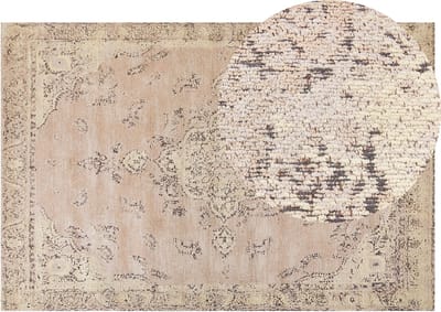MATARIM - Vloerkleed - Perzik - 200 x 300 cm - Katoen