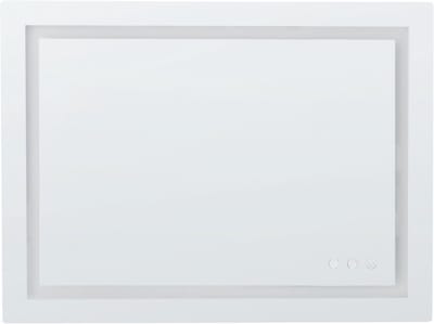 PRENOIS - Badkamerspiegel met LED - Zilver - Aluminium