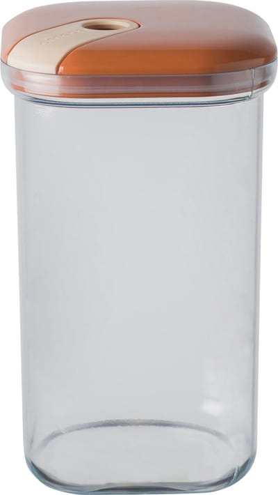 Omada - Pull Box Voorraadpot 1,5 liter - Polypropyleen - Oranje -