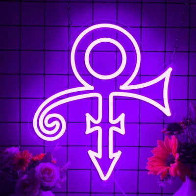 Daity 1 stuk - LED-neonlamp - geschikt voor wanddecoratie - gevoed via USB - ideaal voor slaapzalen - privéruimtes voor mannen - bars, muziekstudio's - feesten en verjaardagscadeaus (29,5 * 33,5 cm).