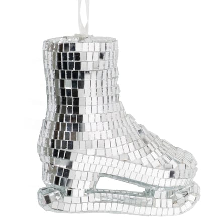 HomeBound by KY | Kersthanger Disco Schoen zilver | kersthanger | feestdecoratie
