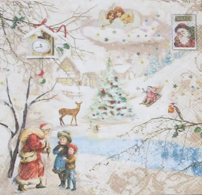 Servetten Winter Wonderland