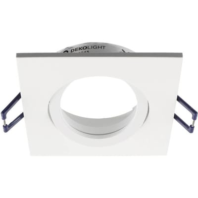 Deko-Light Samsola plafond inbouwlamp, wit, 9 x 9 cm, metaal