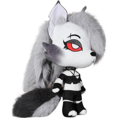 45cm Grote Maat Helluva Boss Loonie Anime Pluche Knuffelpop Kamerdecoratie Kawaii Pluche Knuffels Kussenornamenten Vakantiecadeaus 45cm gray