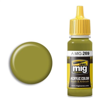 AMMO by Mig Jimenez Hobbyverf Acrylverf - MIG 0269 Nakajima Interior Green - Acryl - 17ml Verf flesje - 17 ml