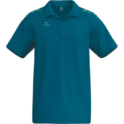 Erima Cmpt 3 Wings Polo Heren - Tahitian Blue / Mintgroen | Maat: XS