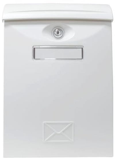Moderne buit brievenbus met hoge sterkte - Eenvoudige installatie - Privacy en veiligheid - Wit