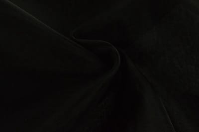 Organza stof - Zwart - 150cm breed - 15 meter