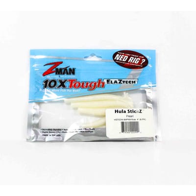 Zman Zacht kunstaas Hula Stickz 4 Inch 6/Pack Parel (0990)
