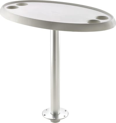 VETUS ovalen Tafel 45 x 76 cm inclusief Tafelpoot (inbouw)
