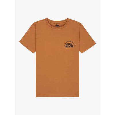 Quiksilver Fundamental Ride T-shirt Met Korte Mouwen Bruin 14 Years Jongen