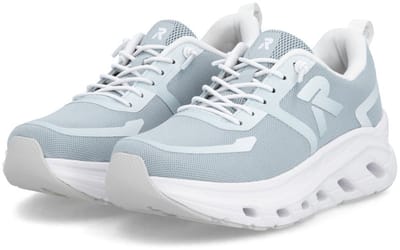 Rieker Dames Sneaker Low W3504-13 Blauw Schoenen