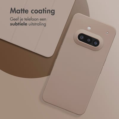 imoshion Hoesje - Geschikt voor Nothing Phone (3a) - Color Backcover - Bruin