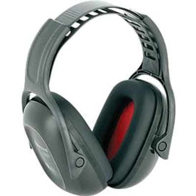 Honeywell oorkappen Verishield VS110D, EN 352-1, SNR 30 dB, gepatenteerde luchtstroomregeling, zwart-rood