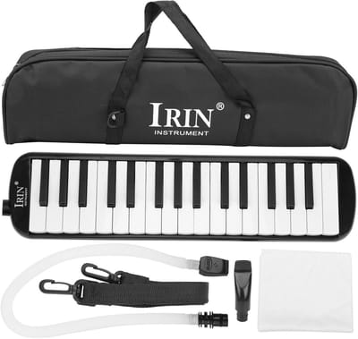 Melodica Muziekinstrument - Luchtpiano Harmonisch - Muziek Leren Spelen - 32 Toetsen ABS - 46 x 31 x 8 cm