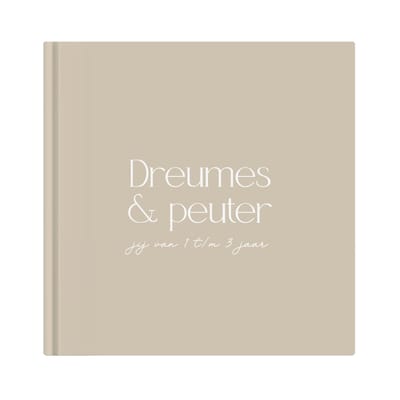 Writemoments Dreumes & peuter - Opgroeiboek 1-3 Jaar - Beige