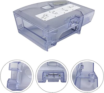 Stofzuiger Vuilopvangbak - Reserveonderdeel Robot - Efficiënte Stofopslag - Soepele Luchtstroom - 160x143x65 mm - Zwart