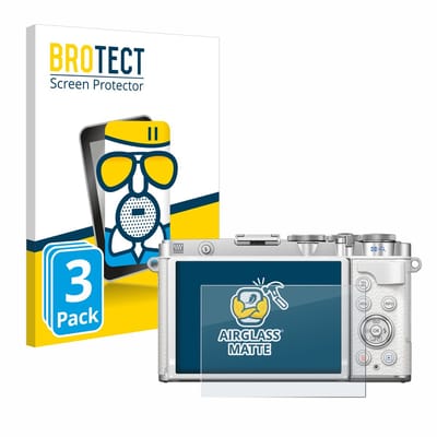 BROTECT - Screenprotector voor Olympus PEN E-P7 - Folie Beschermfolie Beschermglas matte 3 Stuks