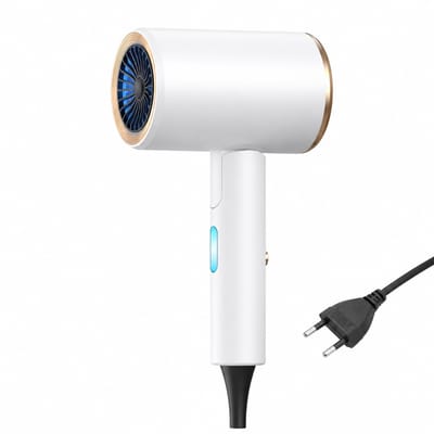 Opvouwbare föhn - 1200 W - 2 warme en koude standen - ABS-behuizing - smalle blaasmond
