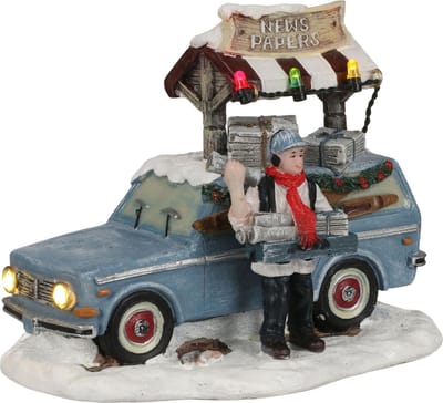 Luville  -  Selling newspapers battery operated