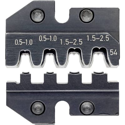97 49 54 Krimpinzetstuk Modulaire stekkers 0.5 tot 2.5 mm² Geschikt voor merk Knipex 97 43 200, 97 43 E, 97 43 E AUS, 97 43 E UK, 97 43 E US