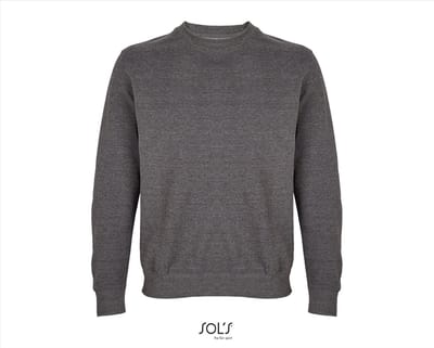 SOL'S Unisex Columbia Crew Neck Sweatshirt L03814 - Charcoal Melange - XS