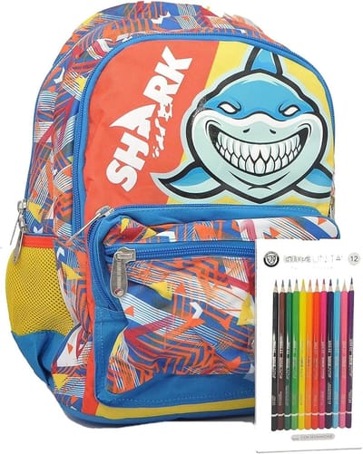 Schooltas Set - Rugzak Kinderen - Naar School - Inclusief Tekenspullen - Standaard Maat - Multicolor