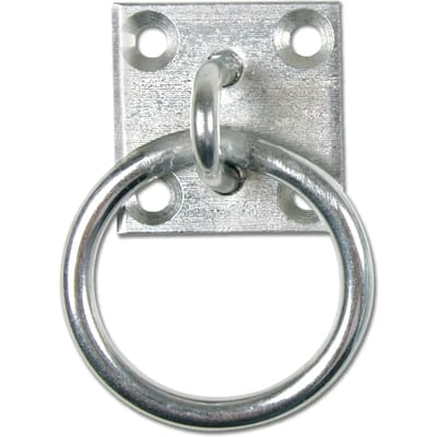 Waldhausen Vastzetrring Muurplaat - Stalbenodigdheden - Ø6.5x5x5 cm Chroom Metaal