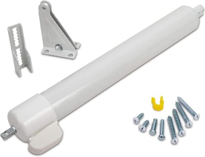 Zware Deurdranger - Stormdeurdranger Hordeur - Stil Deuren Sluiten - Touch-N-Hold Functie - 292 cm - Wit