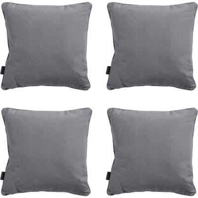 Madison - Sierkussen Panama grey - Ca. 60x60 cm - Set van 4