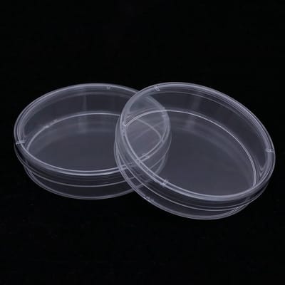 Petrischalen Plastic - Kweekschalen Met Deksel - Laboratorium Analyse - Transparant Glad Oppervlak - 10 Stuks 70mm - Transparant