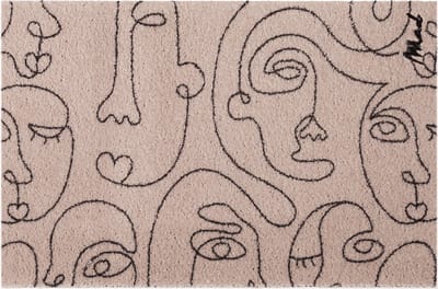 Mad About Mats - ALEXANDER - deurmat - minimal art - schoonloop/scraper - wasbaar - 50x75cm