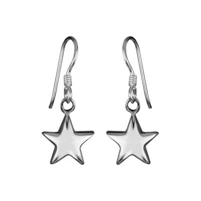 WeLoveSilver - zilveren oorhangers - ster - hypoallergeen