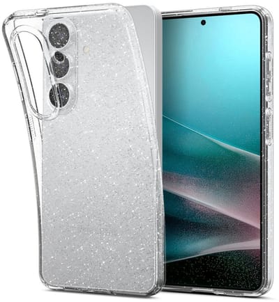 Spigen Liquid Crystal Hoesje Geschikt voor Samsung Galaxy S26 Plus - Back Cover TPU Glitter Transparant