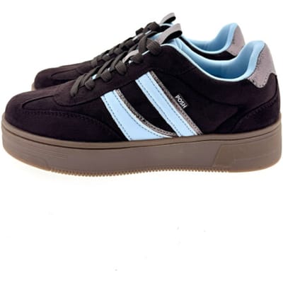 POSH by Poelman LILLY Dames Sneakers - Middel bruin