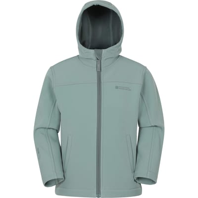 Mountain Warehouse Waterbestendige Soft Shell Jas voor kinderen/Kinderen (Licht Khaki)