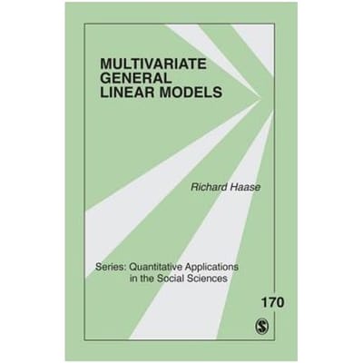 Multivariate General Linear Models - Haase