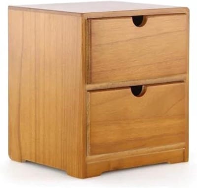 Sieradenorganizer Houten Doos - Opbergdoos Lade - Accessoires Opbergen - Massief Hout - Veel Ruimte - Natuurlijk Hout