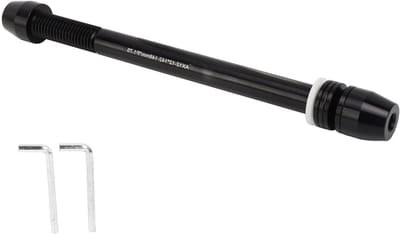 Fiets Trainer As - Adapter As - Binnen Trainen - Verstelbare Lengte - 142-148 mm - Zwart