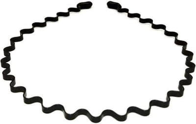 Wave Sport Diadeem Mannen Golf - Sport haarband Volwassenen - Metaal - Zwart - 41 cm