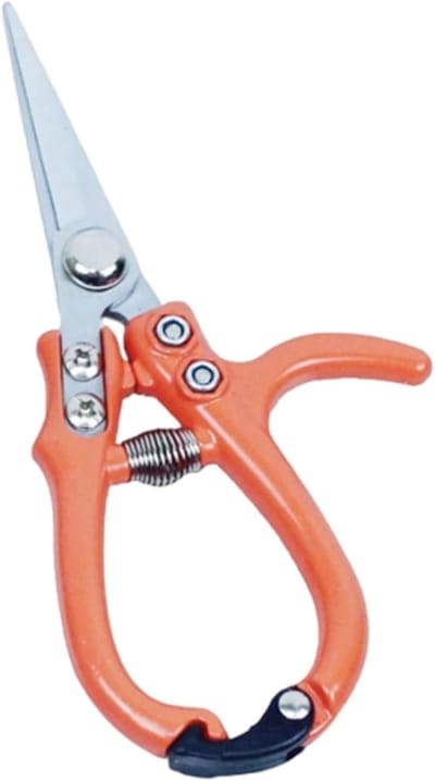 Snoeischaar - Takkenschaar Tuinschaar - Snoeien en Vormgeven - Ergonomische Handgrepen - 17 cm - Staal