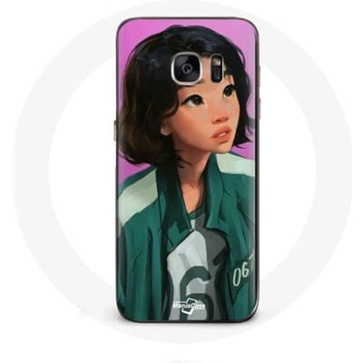 Samsung Galaxy S7 hoesje Inktvis Spel Kang Sae Byeok art