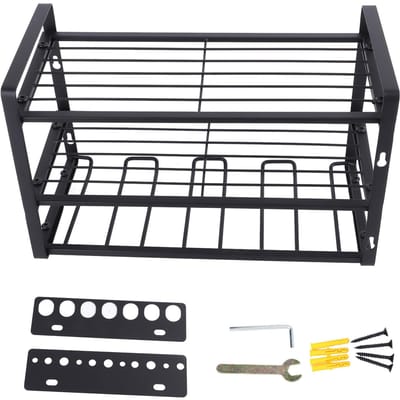 Gereedschap Organizer Boorhouder Wandmontage Heavy Duty Accuboor Gereedschap Plank Opbergrek voor