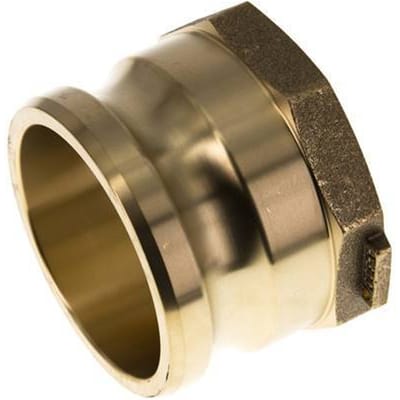Camlock DN 75 (3'') Koppeling MessingRp 3'' met binnendraad Type A MIL-C-27487