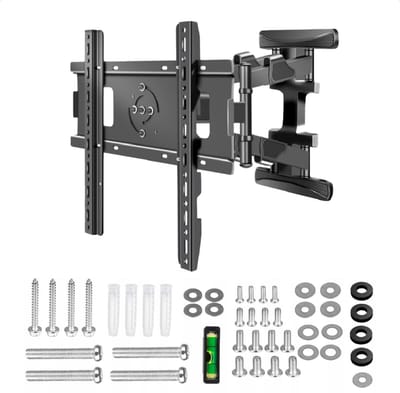 A-PEQ DY3770 3-in-1 Draaibare, Kantelbare & Roterende TV Muurbeugel 37-70 Inch | Optimale flexibiliteit | Max. 40 kg