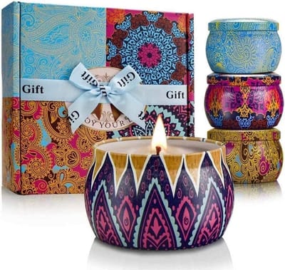 3 stuks geurkaarsen set - sojawas, aromatherapie, perfect cadeau voor speciale gelegenheden