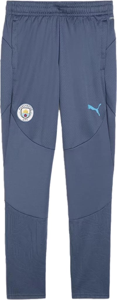 Manchester city fc trainingsbroek in de kleur blauw.