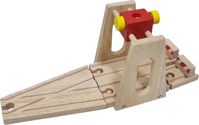 Mentari Trein Seinbrug - Houten kraan van 30,5 x 10,8 cm