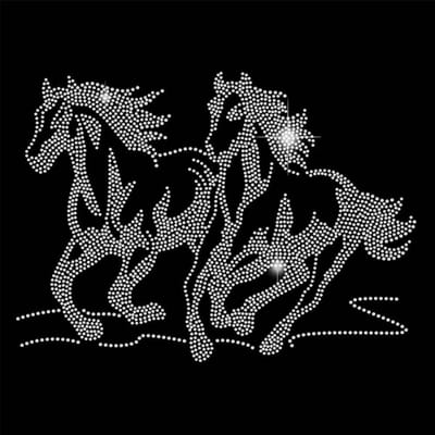 Dailygoods - Dailygoody - Strijken op Strass Transfer - Bling Dier - Duurzaam en veelzijdig - Kristal voor T-Shirt - Decoratieve stickers - Geschikt voor kleding -...